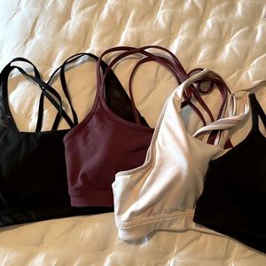 Set of 4 Athleta Sports Bras Size S